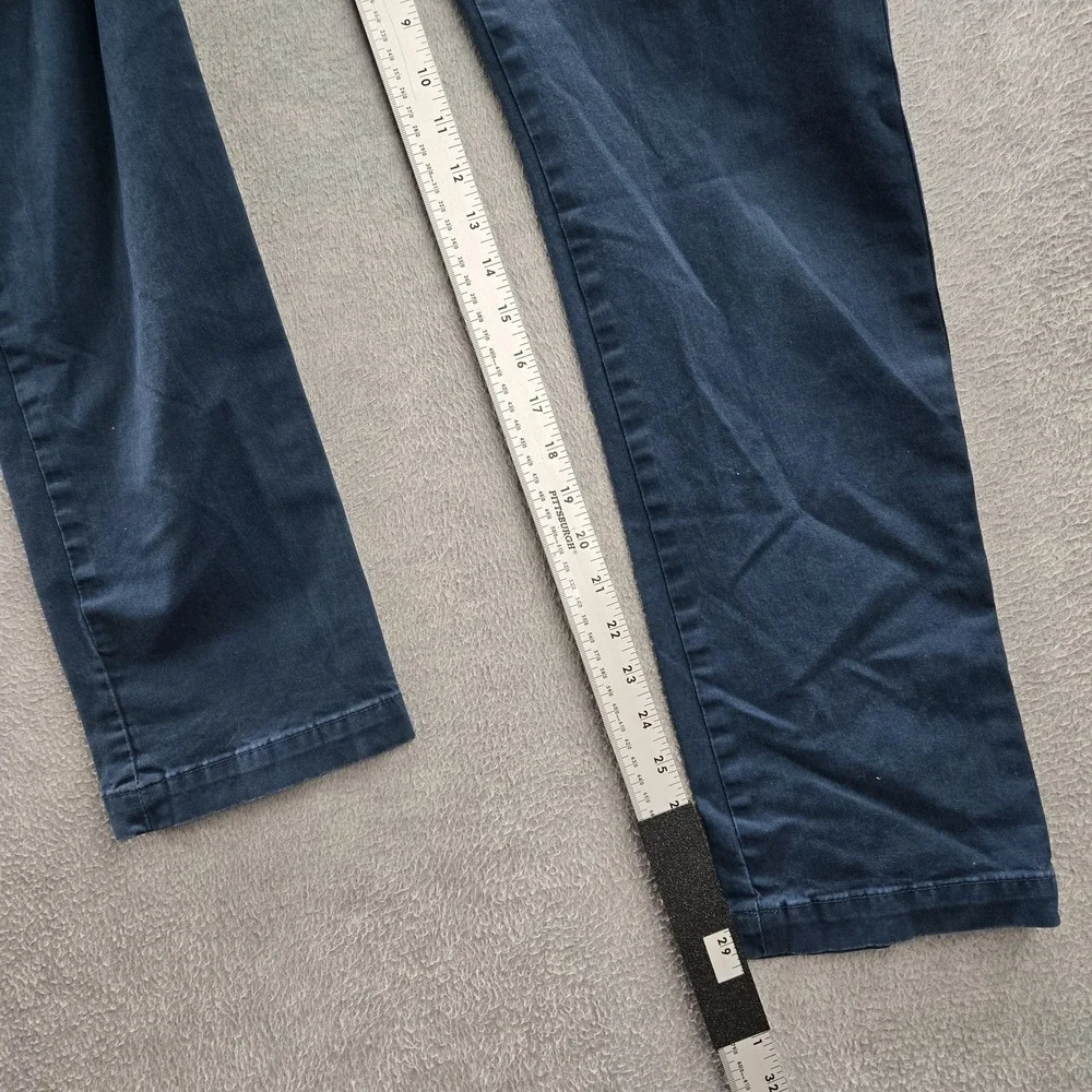 Banana Republic Men Pants 32X32 Blue Chino Fulton Skinny Button‎ Slim 29